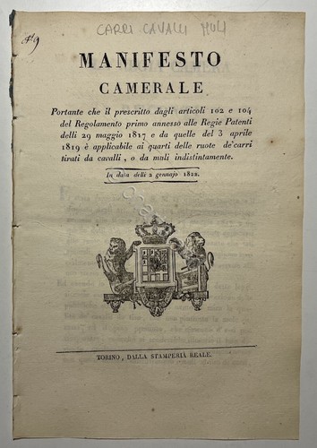 Manifesto camerale - camerale,