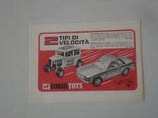 advertising Pubblicità 1972 CORGI MERCEDES 350 SL/DRAG