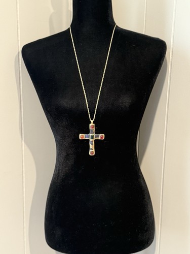 Collana con ciondolo - , croce