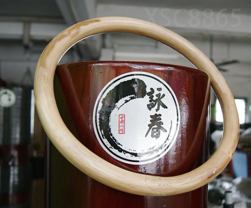 Wing chun wooden dummy - wooden, ring
