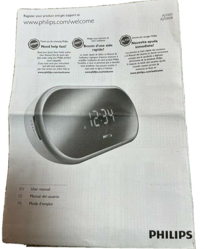 Philips aj1000 clock - philips,