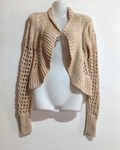Capispalla beige traforato - capispalla,