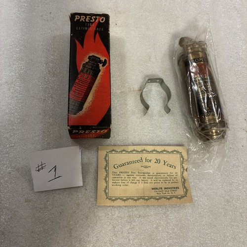 Mini estintore moto vintage