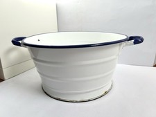 Catino smaltato vintage - , bianco