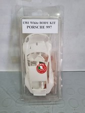 NSR 1381 PORSCHE 997 KIT CARROZZERIA BIANCO DA VERNICIARE SLOT CAR PISTA  1:32