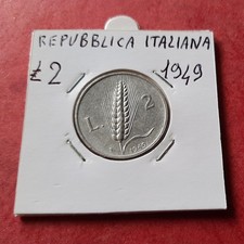 2 Lire 1949 Spiga KM# 88 -