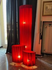 Trittico 3 Lampade Da Terra Piantana Vintage Arredamento Design Modernariato