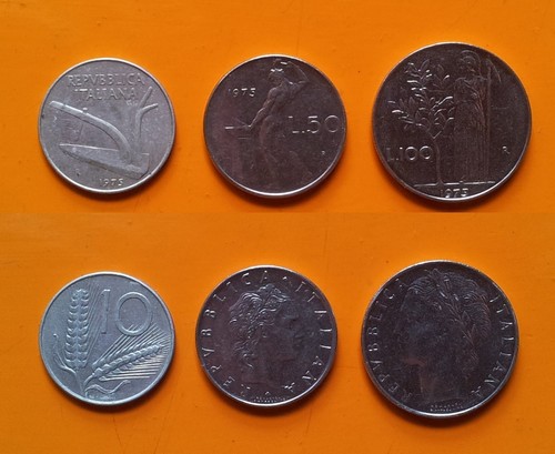 Repubblica italiana lire - 10, +