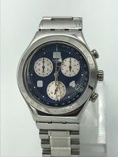 Orologio da polso SWATCH Irony Chrono MESMERIC (YCS412G)-Data-Blu-Ø39mm-Have a L@@K!