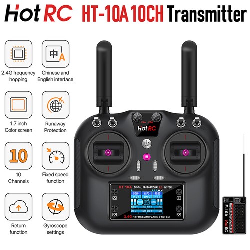Hotrc 10a trasmettitore rc - ht-10a,