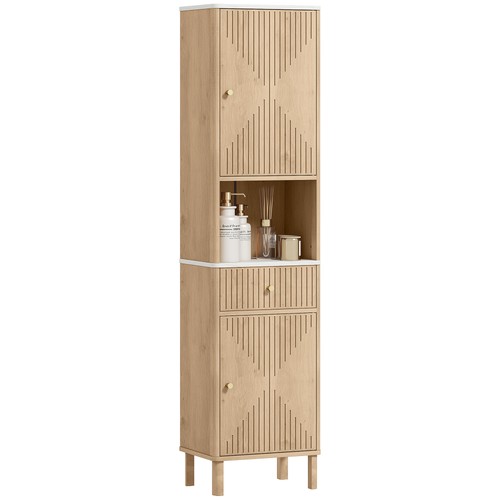 Homcom mobile bagno - mobile, alto