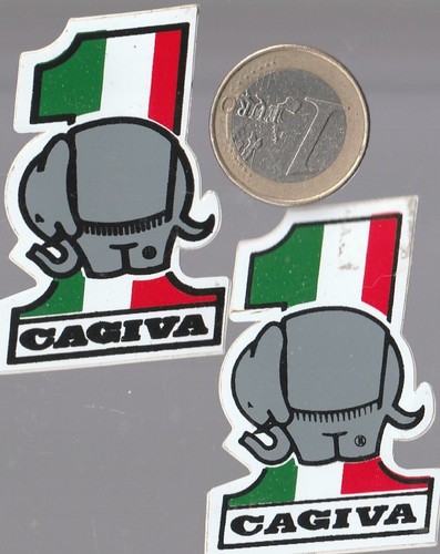 Autocollant moto cagiva lot - autocollant., moto.