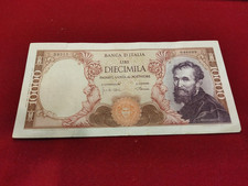 Rep Italiana. Lire 10.000 Michelangelo del 1968. Discreta.