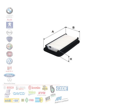Filtro aria fiat sedici - aria,