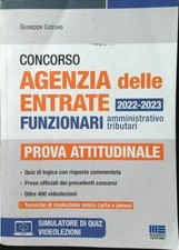 CONCORSO AGENZIA DELLE ENTRATE 2022-2023. FUNZIONARI COTRUVO GIUSEPPE