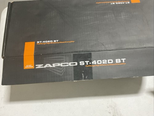 Zapco 402d amplifier - zapco, bt