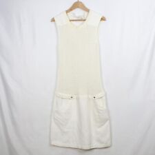 Abito Trussardi Jeans bianco taglia M da donna