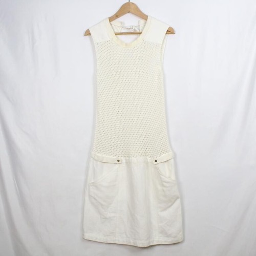 Abito trussardi jeans bianco - abito,