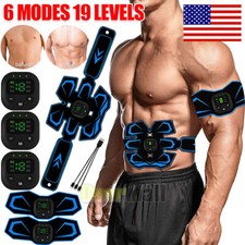 Estimulador addominale ABS Estimulador muscoloso unisex addome nuovo display LCD