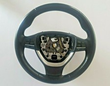 Volante Sterzo IN PELLE CON COMANDI BMW SERIE 5 520 F11 ANNO 2012 CON SEGNI