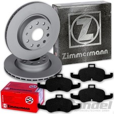 ZIMMERMANN Dischi Freno 340mm + Pastiglie Frontale per Audi Tt Fv Coupé +