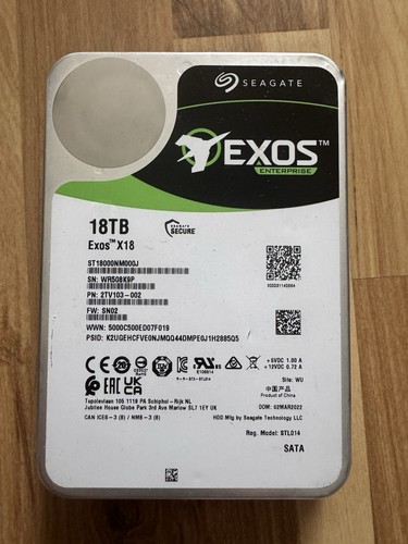 Seagate exos x18 7200 - exos, 18