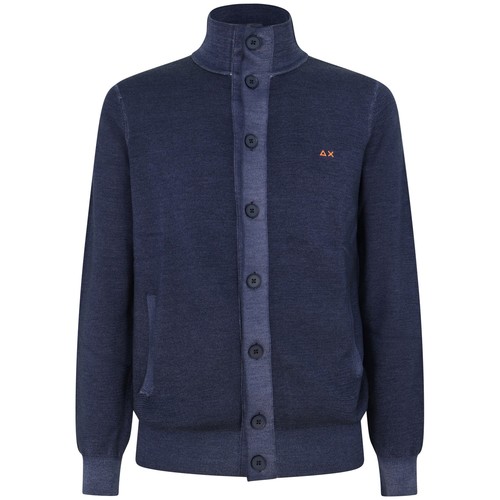 Sun68 cardigan blu con - blu,