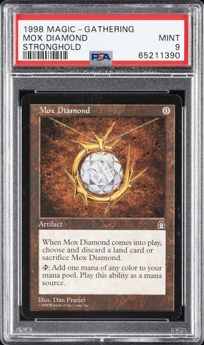 Mtg roccaforte mox diamond - mtg, psa