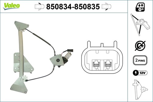 Alzavetro valeo 850834 per - alzavetro,