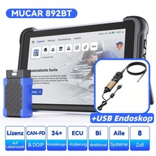 MUCAR 892BT auto OBD2 dispositivo diagnostico scanner 34 reset codifica ECU + endoscopio USB