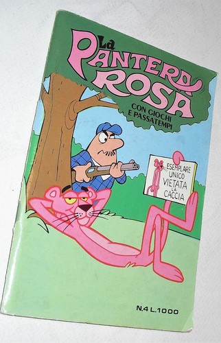 Pantera rosa lire 1000 - rosa,
