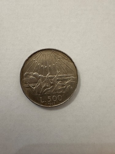 Moneta 500 lire argento - lire, in