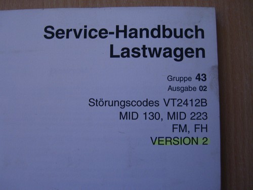 Manuale officina codici guasti