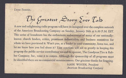 1938 abc radio goodyear - abc,