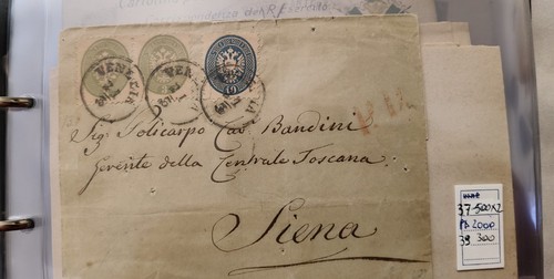 Lotto buste viaggiate del - di,