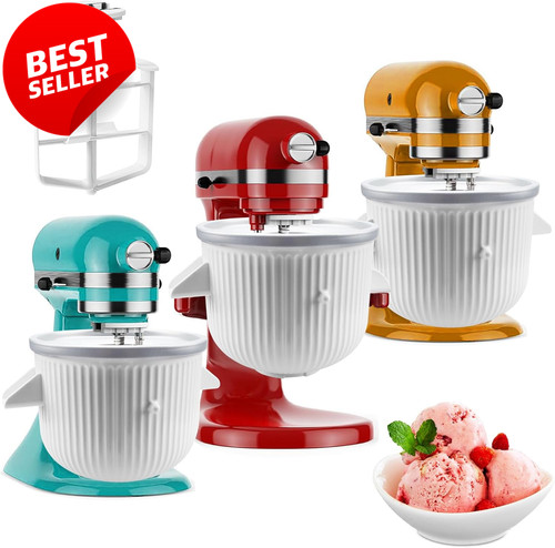 Attacco gelatiera 2qt bianco - gelatiera,