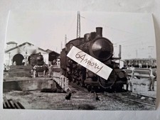 Fotografia Deposito Locomotive di Santhià Locomotiva a vapore FS Gr640.121