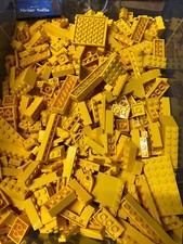 Lego® 100 mattoncini gialli - yellow - piastrelle, basic, piastre gialle