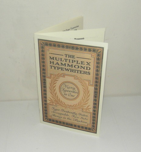 Brochure macchina scrivere - macchina, da