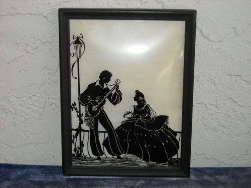 Dipinto vintage sagoma - *,