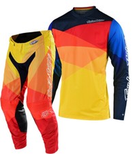 Completo Motocross Troy Lee Designs GP AIR JET 2020 giallo arancio enduro quad