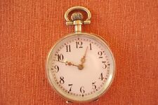 ANTICO OROLOGIO DA TASCA '' VULCAIN '' IN ARGENTO 0.935 INIZI '900 FUNZIONA