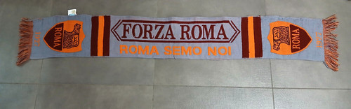 Sciarpa calcio forza roma - calcio, semo