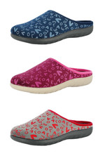 INBLU ciabatte donna invernali pantofole tessuto calde suola flessibile