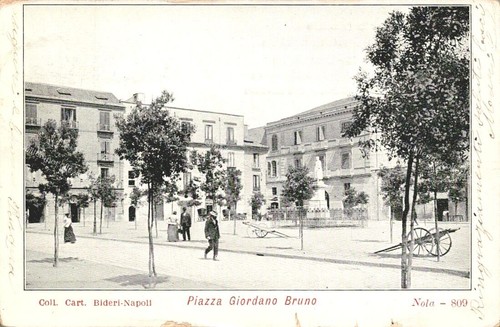 Eh311 cartolina nola piazza - eh311,