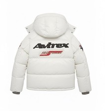 Giubbotto pelle bianco Avirex