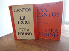 1933 EZRA POUND BOOKS A DRAFT OF XXX CANTOS + CANTOS LII-LXXI by  DJ RIPOSTES ^