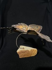 Vintage Copper Butterfly On