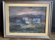 Quadro dipinto Costantino Costan Porcu olio Paesaggio Sardo 90x70 Sardegna 900