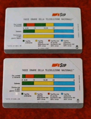 Schede telefoniche fascia - -,